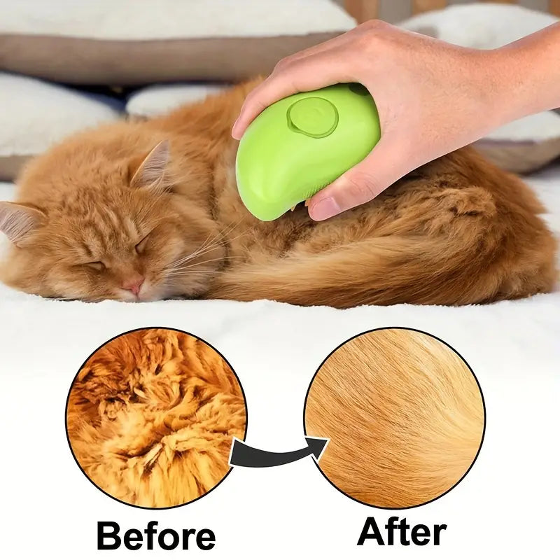 Pet Steam Grooming Brush