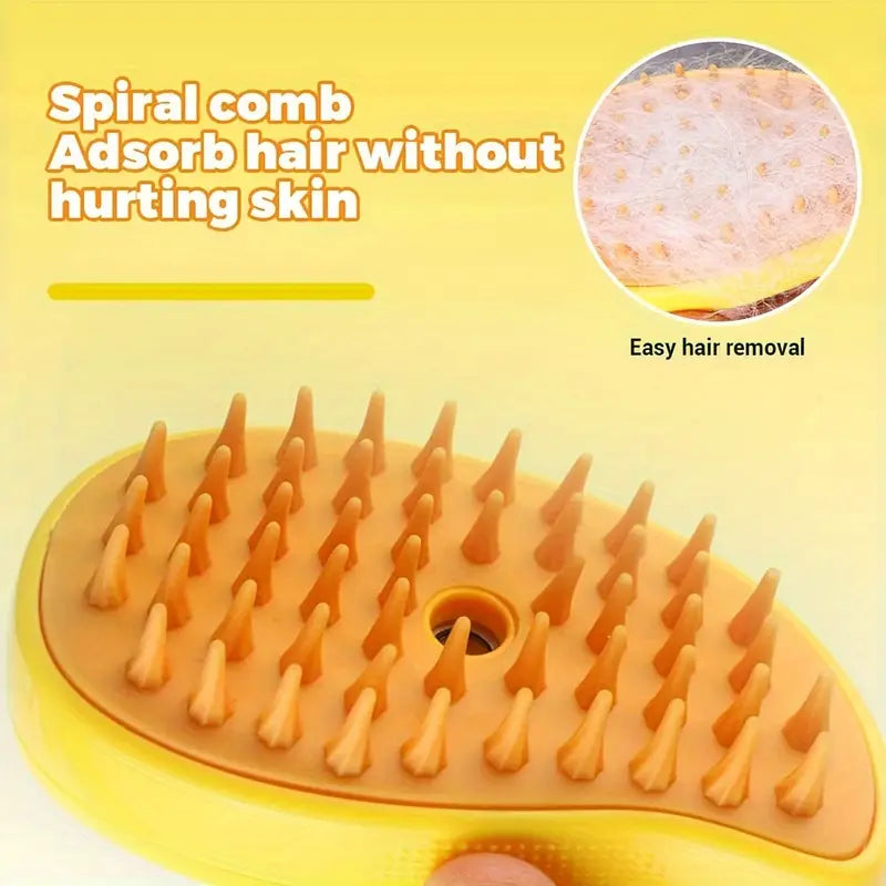 Pet Steam Grooming Brush